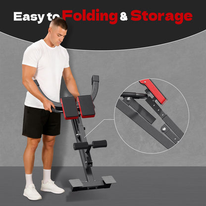 Streamnova Roman chair, adjustable back extension bench, 500LB capacity, core and lower body workout.