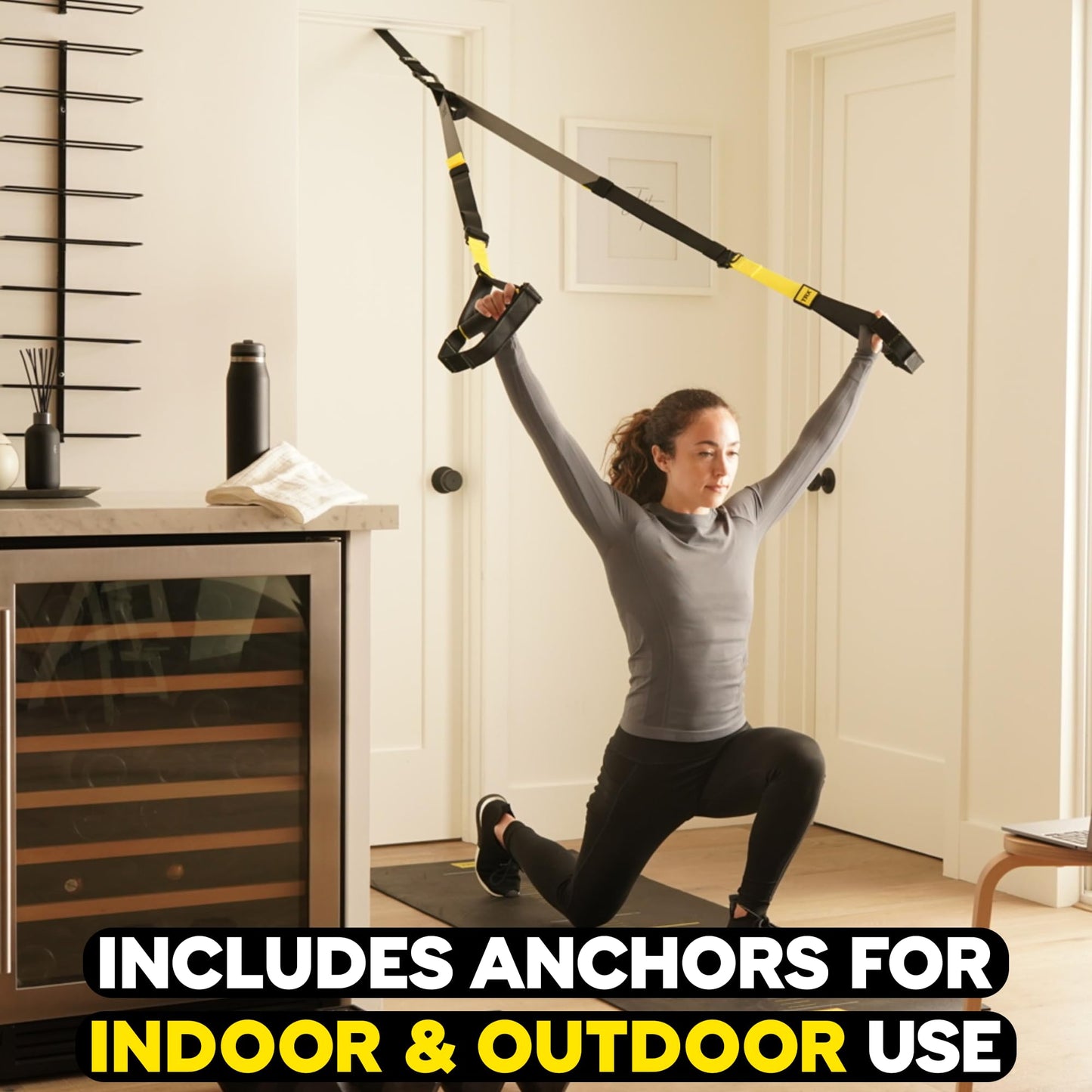 TRX Pro3 suspension trainer, full-body training, strength, HIIT, cardio, indoor/outdoor use.