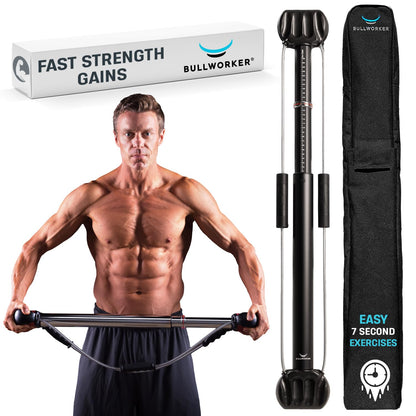 Bullworker Bow Classic, portable isometric trainer, full-body workout for strength and fitness.