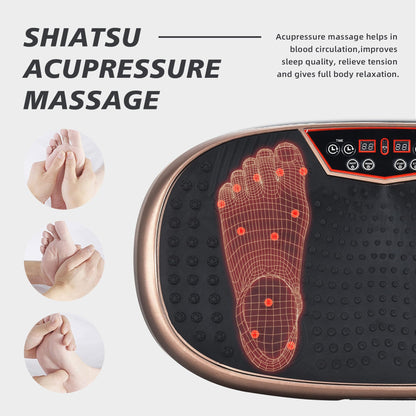 EILISON vibration plate, full-body workout, weight loss, recovery, includes resistance bands.